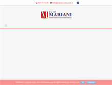 Tablet Screenshot of mariani-costruzioni.it